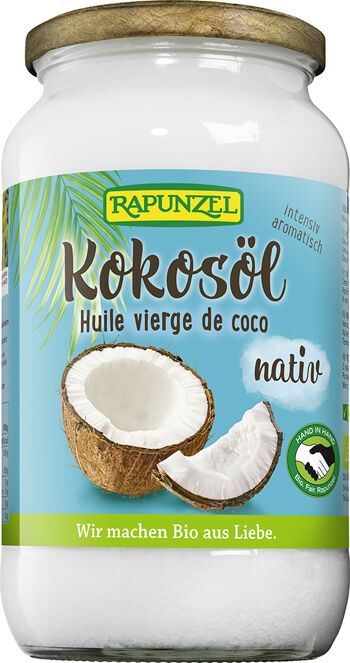 Bio kokosový olej lisovaný za studena RAPUNZEL 800 g