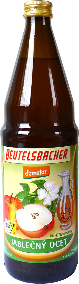 Bio jablečný ocet nepasterovaný Beutelsbacher 750 ml