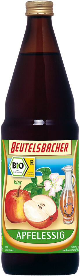 Bio jablečný ocet nepasterovaný čirý Beutelsbacher 750 ml